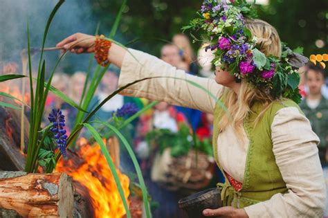 Traditions of the summer solstice in pagan culture